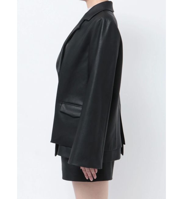 dazzlin「【SETUP】ダブルボタンケープツイードジャケット※セットアップ対応」|テーラードジャケット|