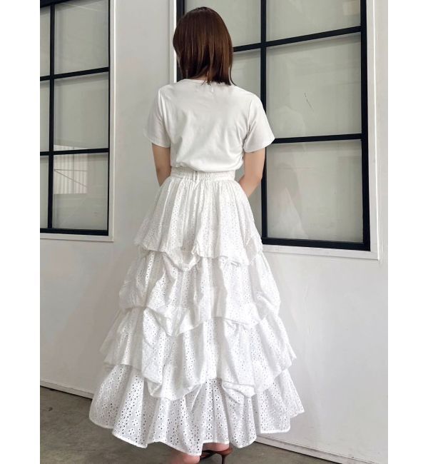 dazzlin「コットンレースバルーンタックスカート」|スカート|