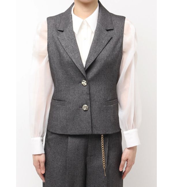 dazzlin「ショートジレ」|ベスト・ジレ|