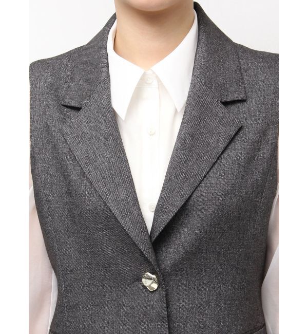 dazzlin「ショートジレ」|ベスト・ジレ|