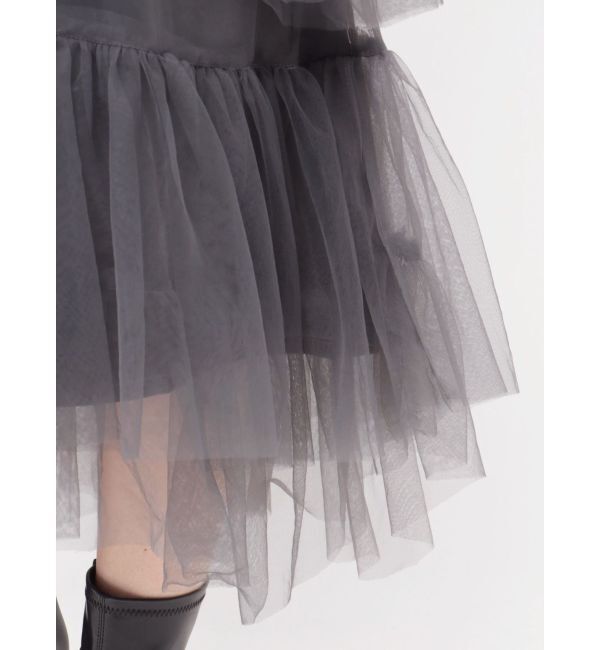 dazzlin「【FILA別注】アシメチュールティアードスカート」|スカート|