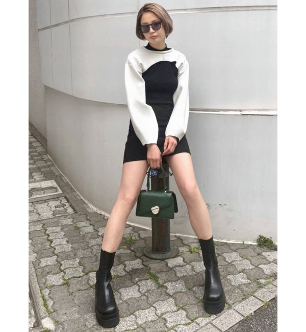 EMODA「ラップカバーミニスカート」|スカート|