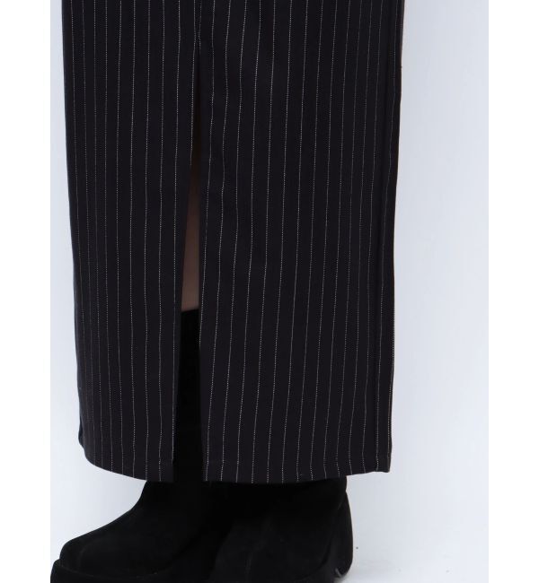 EMODA「ストライプハイウエストロングスカート」|スカート|