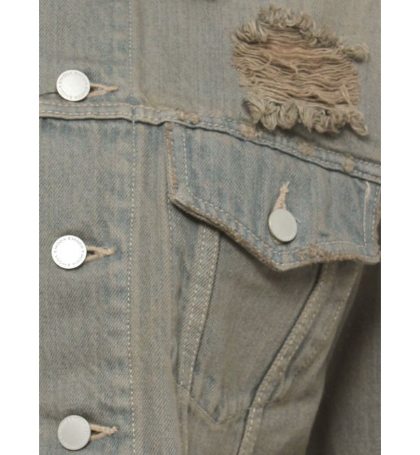 EMODA「Wスリットカットオフデニムジャケット」|ブルゾン・スタジャン|