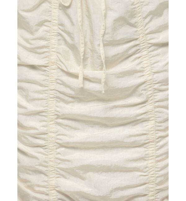 EMODA「サイドドローストリングナイロンスカート」|スカート|