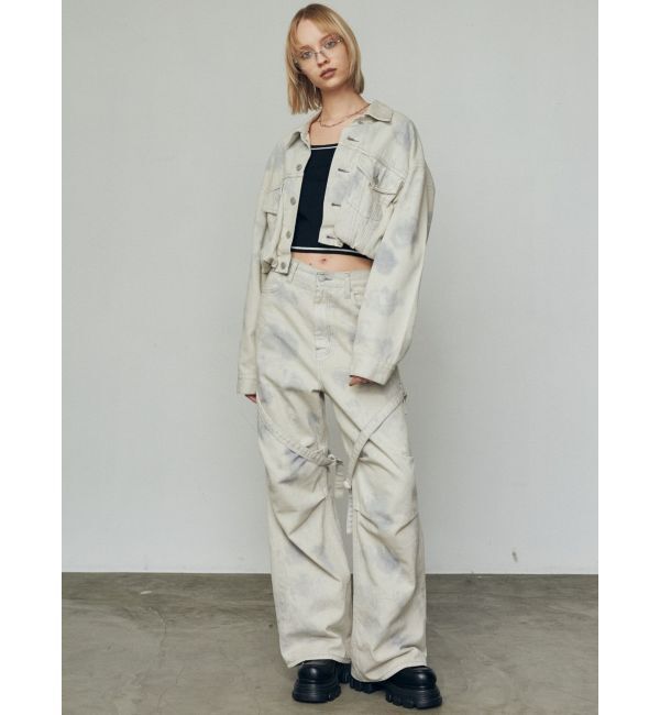 EMODA「バルーンコンパクトデニムブルゾン」|ブルゾン・スタジャン|