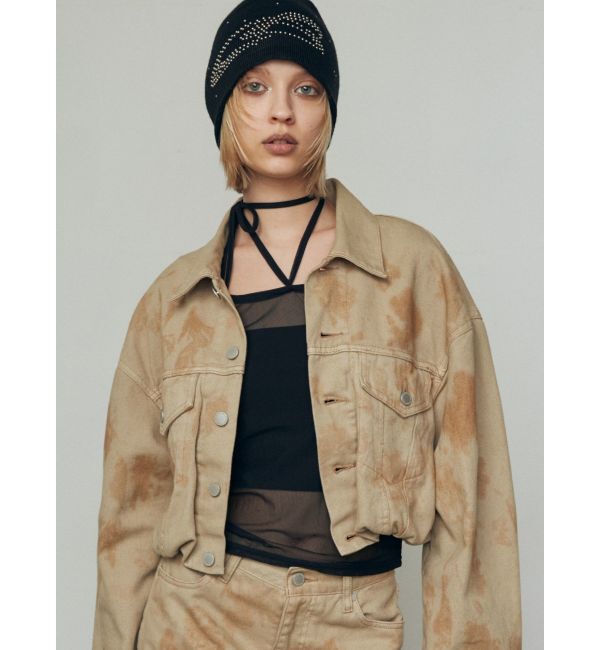 EMODA「バルーンコンパクトデニムブルゾン」|ブルゾン・スタジャン|