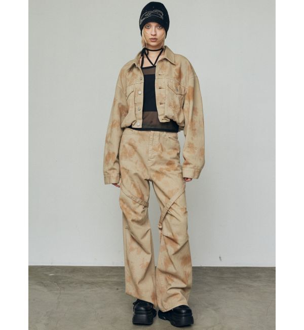 EMODA「バルーンコンパクトデニムブルゾン」|ブルゾン・スタジャン|