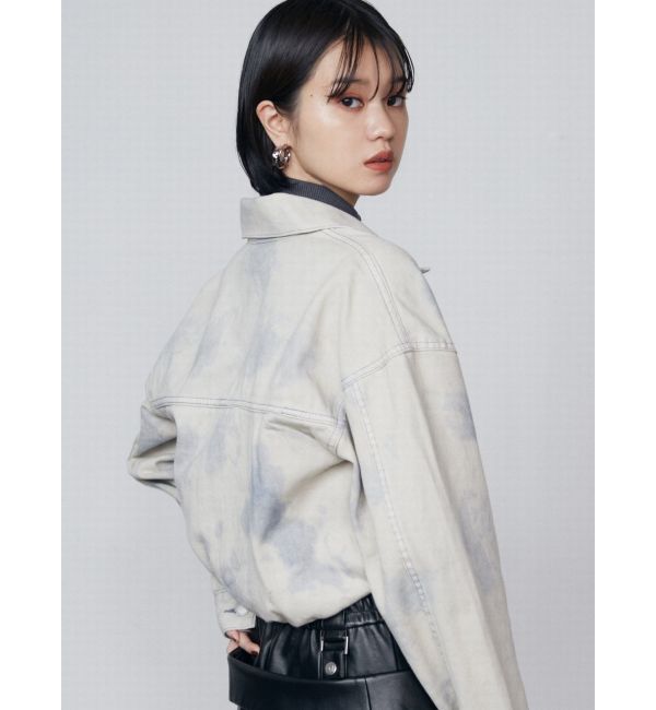 EMODA「バルーンコンパクトデニムブルゾン」|ブルゾン・スタジャン|