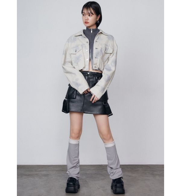 EMODA「バルーンコンパクトデニムブルゾン」|ブルゾン・スタジャン|