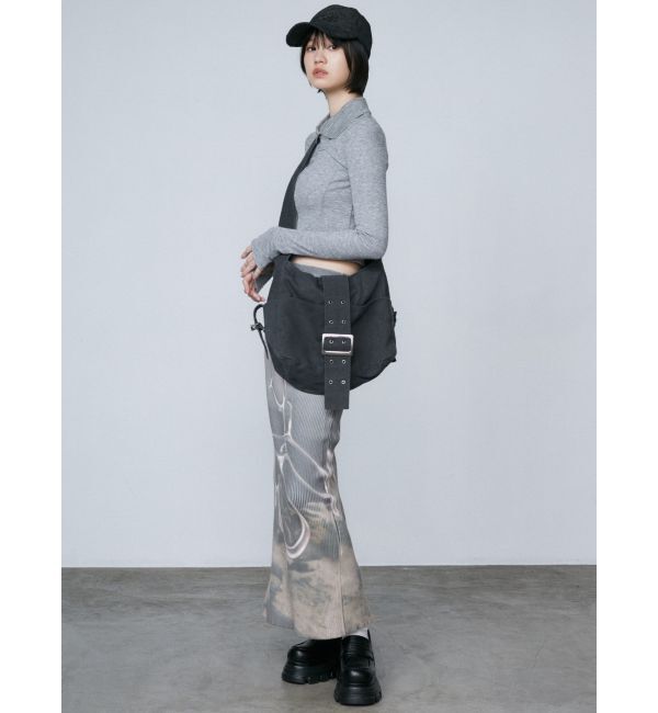 EMODA「リブカッティングトップ」|Tシャツ・カットソー|