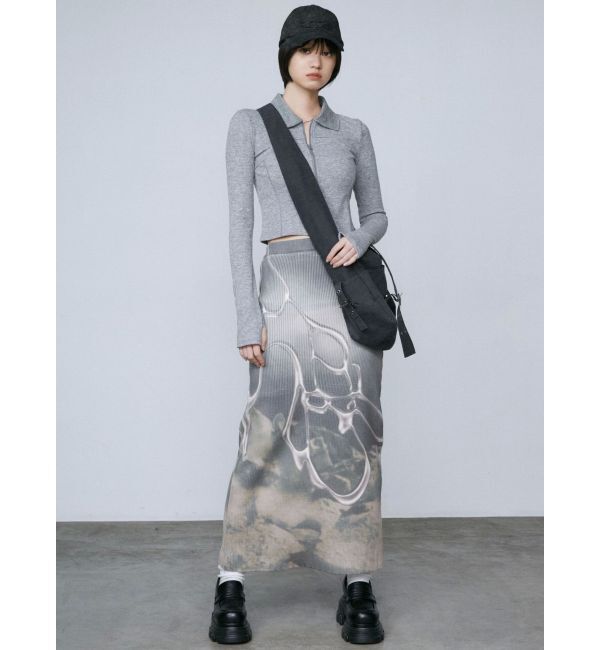 EMODA「リブカッティングトップ」|Tシャツ・カットソー|