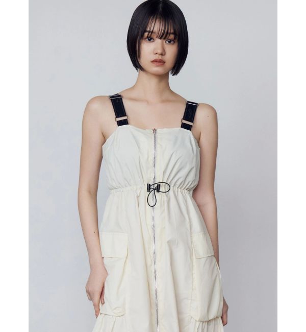 EMODA「ショルダーベルトナイロンマキシワンピース」|ワンピース|