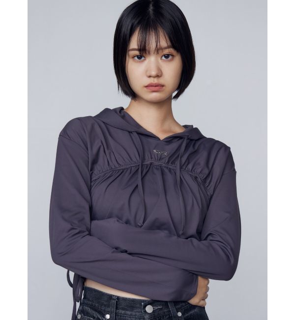 EMODA「ホールギャザーリボントップ」|Tシャツ・カットソー|