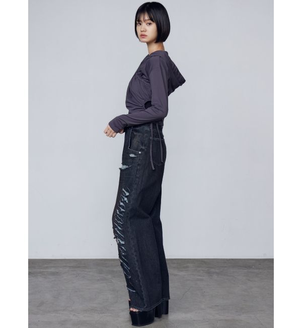 EMODA「ホールギャザーリボントップ」|Tシャツ・カットソー|