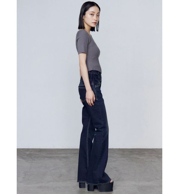 EMODA「スキンラインショートスリーブニット」|ニット・セーター|