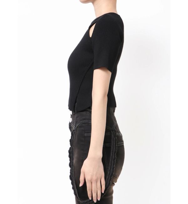 EMODA「スキンラインショートスリーブニット」|ニット・セーター|