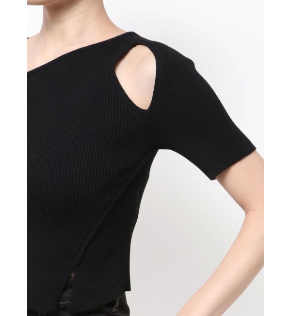 EMODA「スキンラインショートスリーブニット」|ニット・セーター|