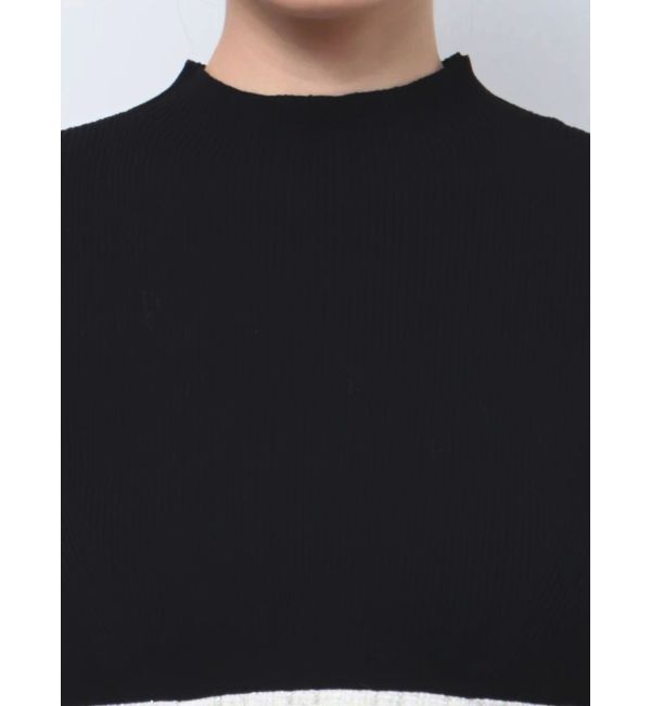 MERCURYDUO「異素材ドッキングバックレースアップニットワンピース」|ワンピース|