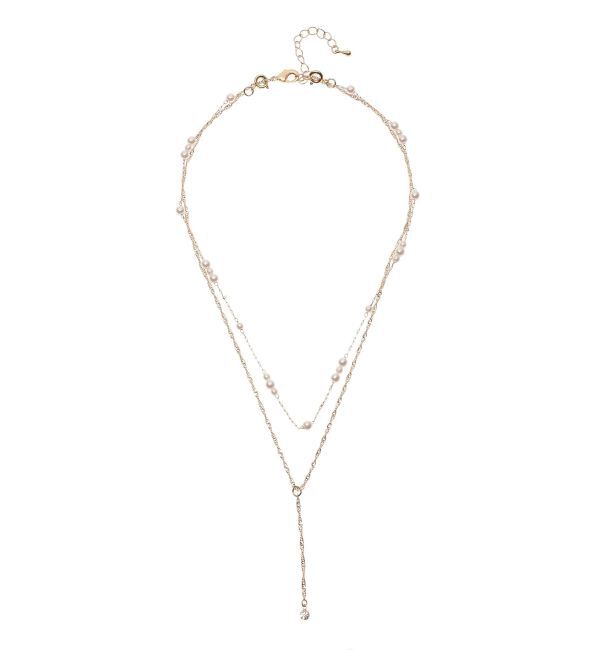 MERCURYDUO「2WAYダブルチェーンネックレス」|ネックレス|ゴールド