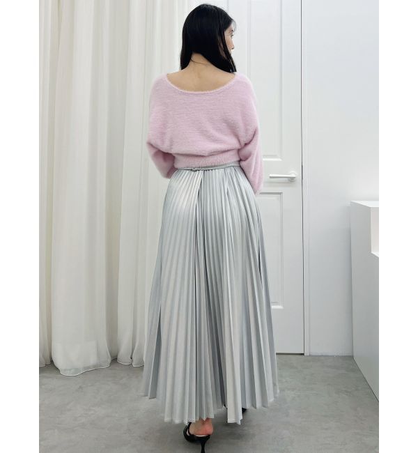 MERCURYDUO「レザーライクプリーツスカート」|スカート|