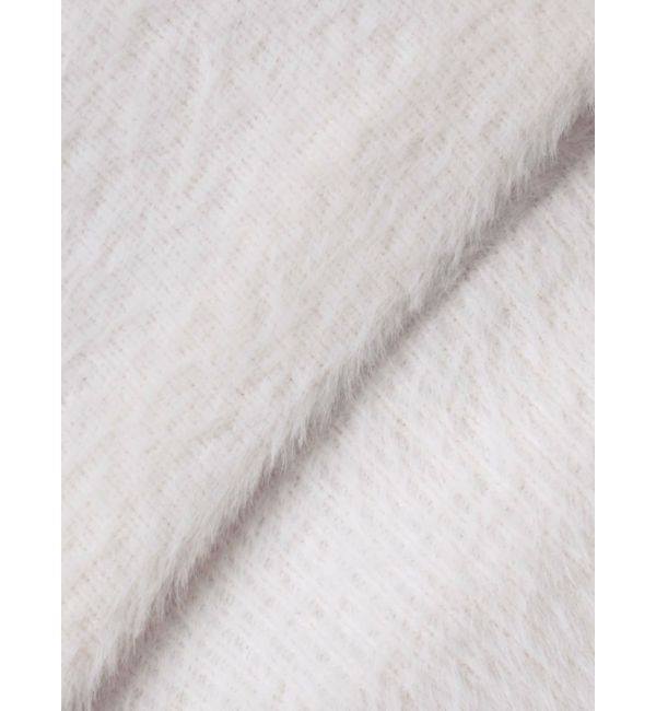 MERCURYDUO「オフショルミニシャギーニット」|ニット・セーター|