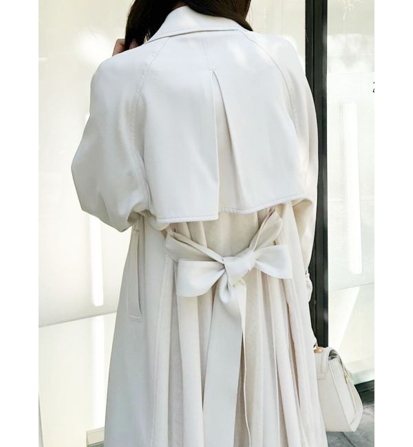 MERCURYDUO「バックチュールトレンチコート」|トレンチコート|