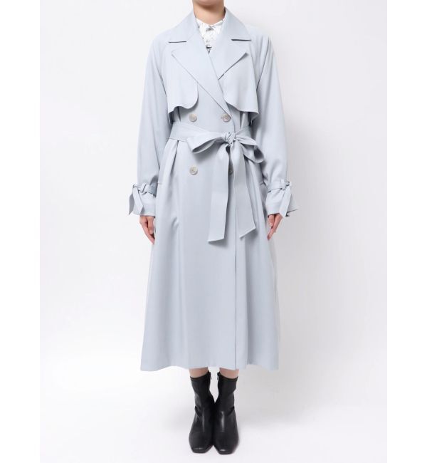 MERCURYDUO「バックチュールトレンチコート」|トレンチコート|