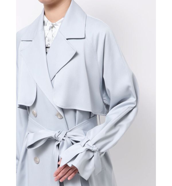 MERCURYDUO「バックチュールトレンチコート」|トレンチコート|