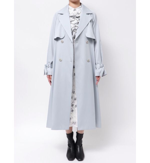 MERCURYDUO「バックチュールトレンチコート」|トレンチコート|