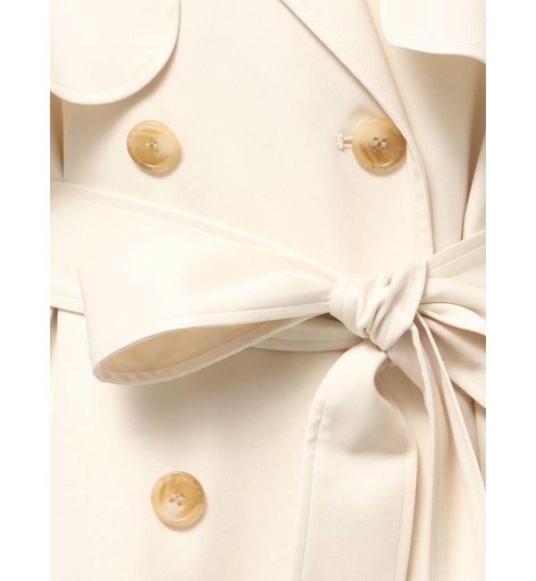 MERCURYDUO「バックチュールトレンチコート」|トレンチコート|