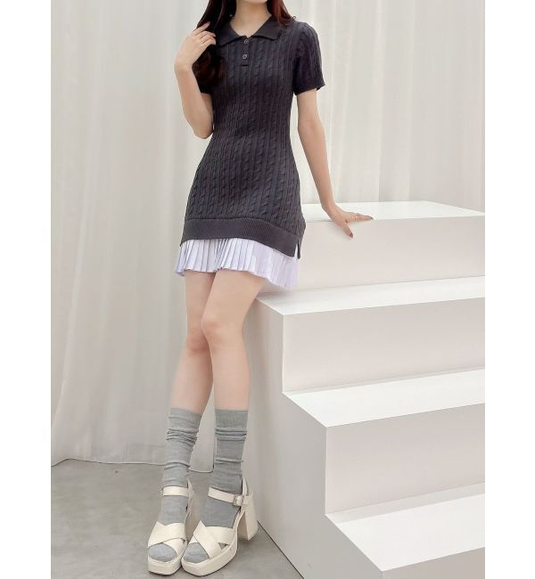 MERCURYDUO「プラットフォームクロスサンダル」|サンダル|