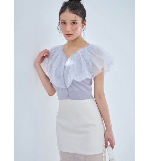 MERCURYDUO「パネルシアー切替ナロースカート」|スカート|