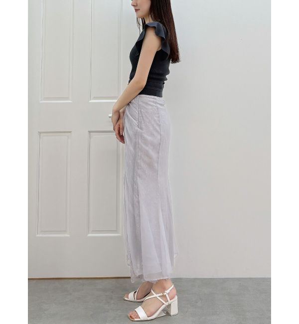 MERCURYDUO「カシュクールラッフルコンパクトニット」|ニット・セーター|