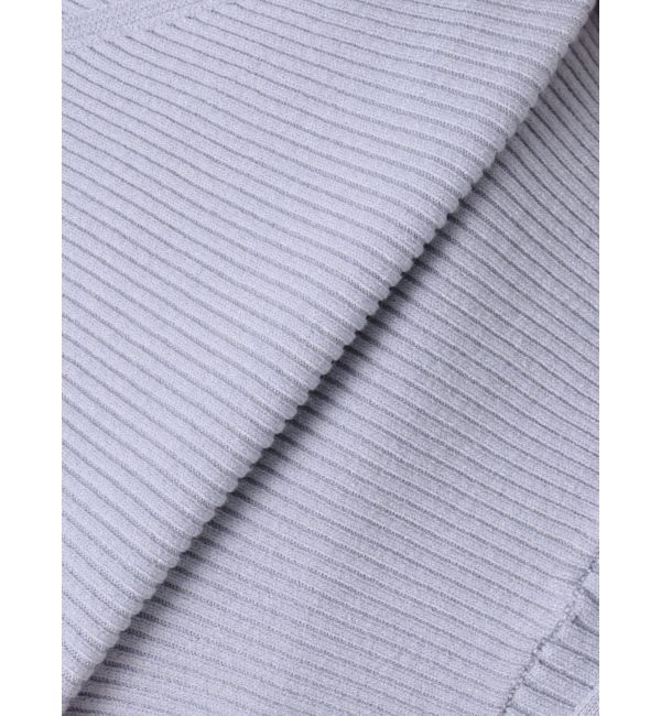 MERCURYDUO「カシュクールラッフルコンパクトニット」|ニット・セーター|