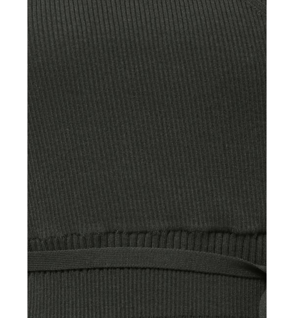 MERCURYDUO「カシュクールラッフルコンパクトニット」|ニット・セーター|