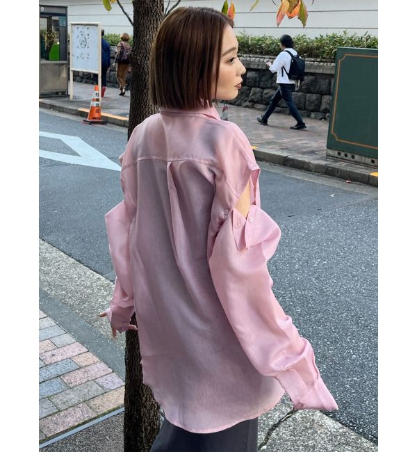 MURUA「2WAYシアーシャツ」|シャツ・ブラウス|