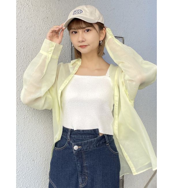 MURUA「2WAYシアーシャツ」|シャツ・ブラウス|