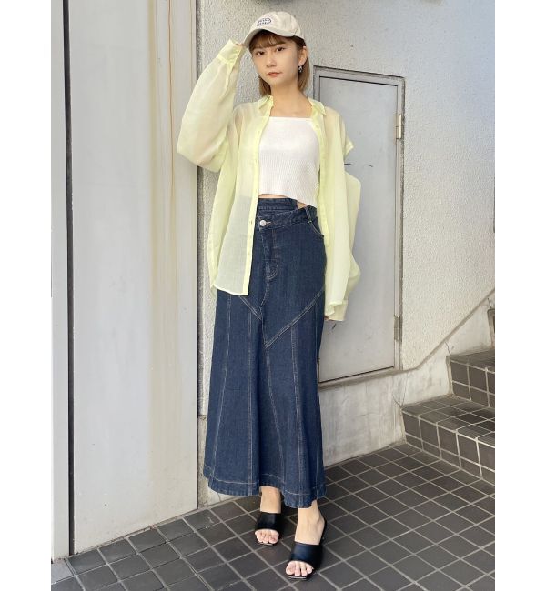 MURUA「2WAYシアーシャツ」|シャツ・ブラウス|