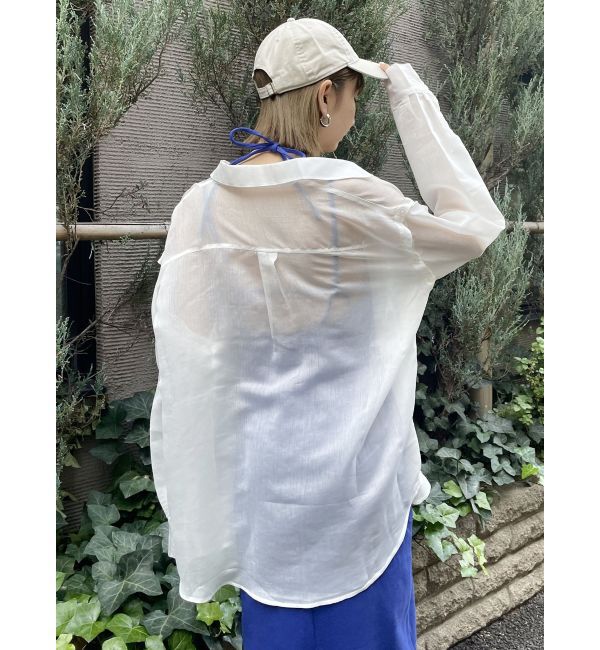 MURUA「2WAYシアーシャツ」|シャツ・ブラウス|