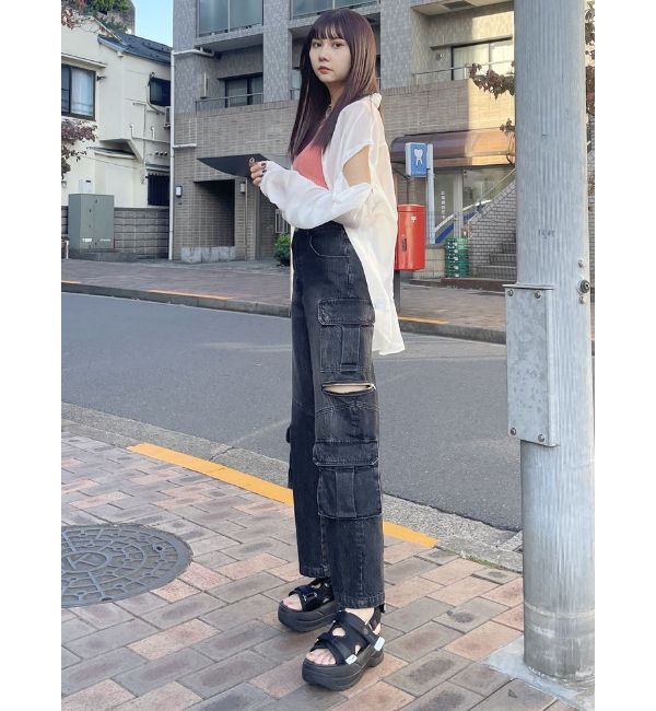 MURUA「2WAYシアーシャツ」|シャツ・ブラウス|