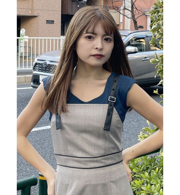 MURUA「バックオープンリブコルセットニット」|ニット・セーター|