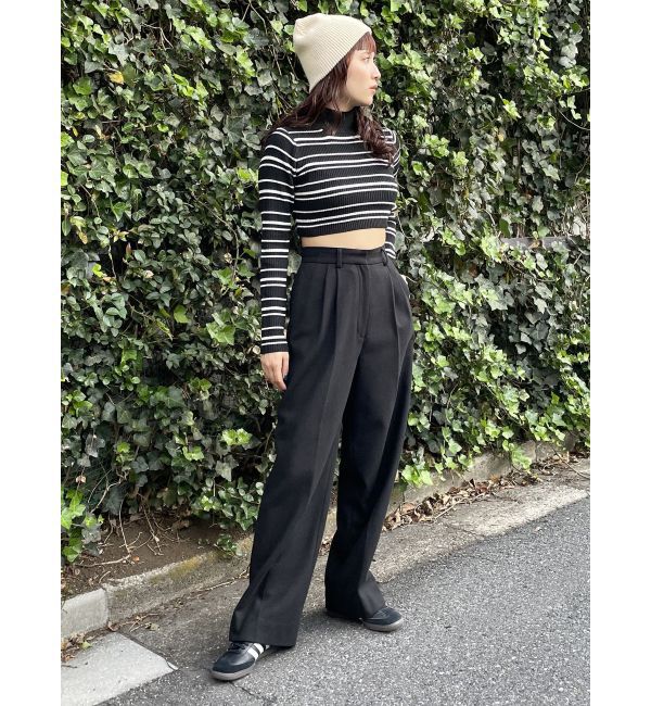 MURUA「ウールライクタックワイドパンツ」|その他|