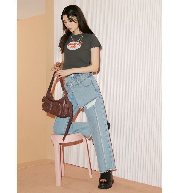 MURUA「メロートリムTシャツ」|Tシャツ・カットソー|