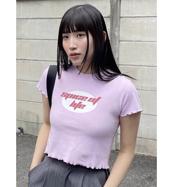 MURUA「メロートリムTシャツ」|Tシャツ・カットソー|