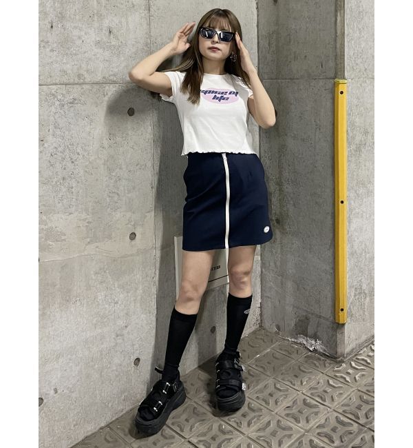 MURUA「メロートリムTシャツ」|Tシャツ・カットソー|