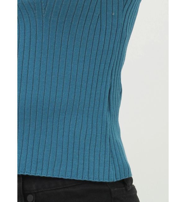 MURUA「付け衿2WAYリブニット」|ニット・セーター|