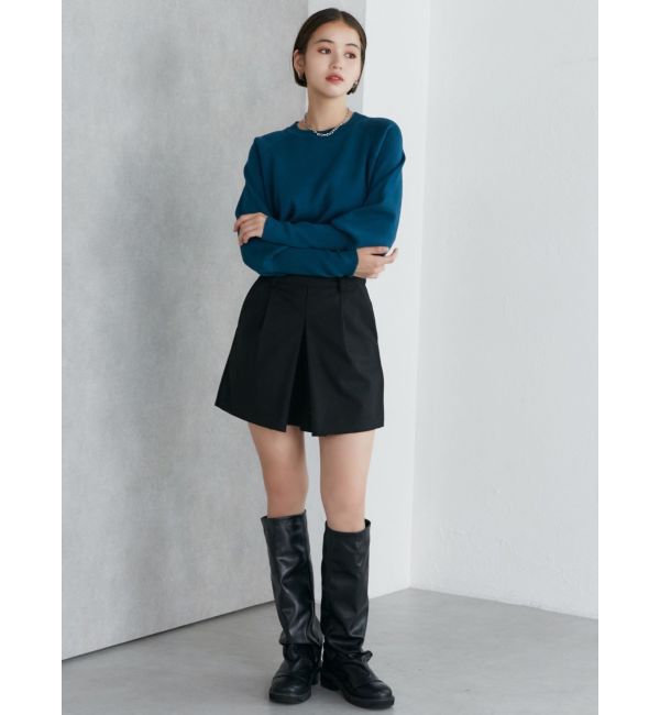 MURUA「クルーネックボリュームスリーブニット」|ニット・セーター|