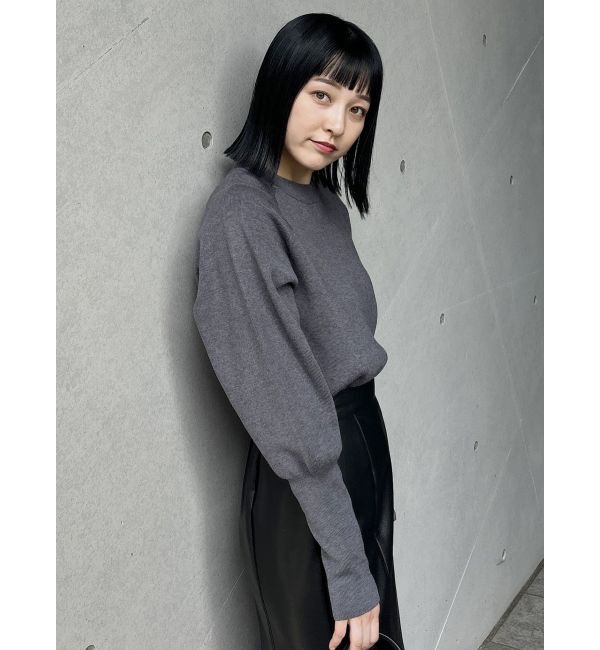 MURUA「クルーネックボリュームスリーブニット」|ニット・セーター|