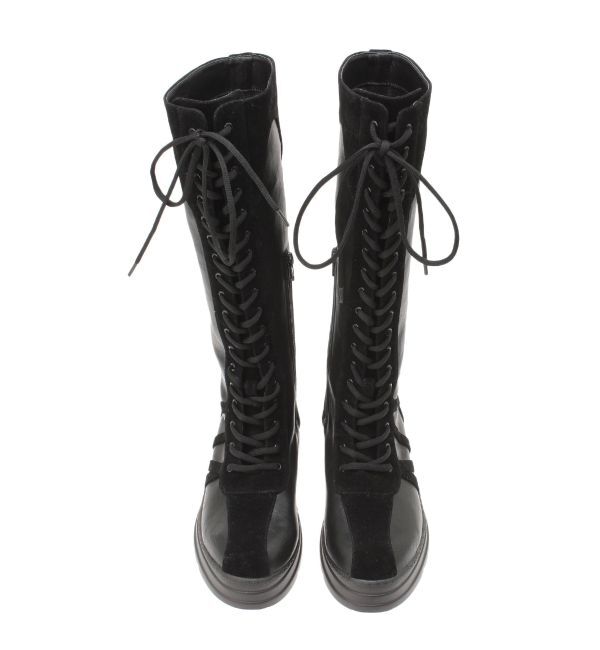 MURUA「フェイクレザーボクシングスニーカーブーツ」|ショートブーツ|